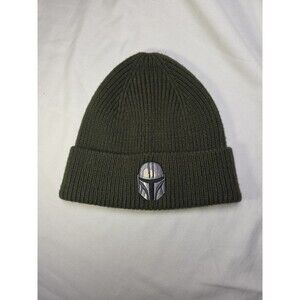 Gap Star Wars Mandalorian Disney Embroidered Green Beanie L/XL